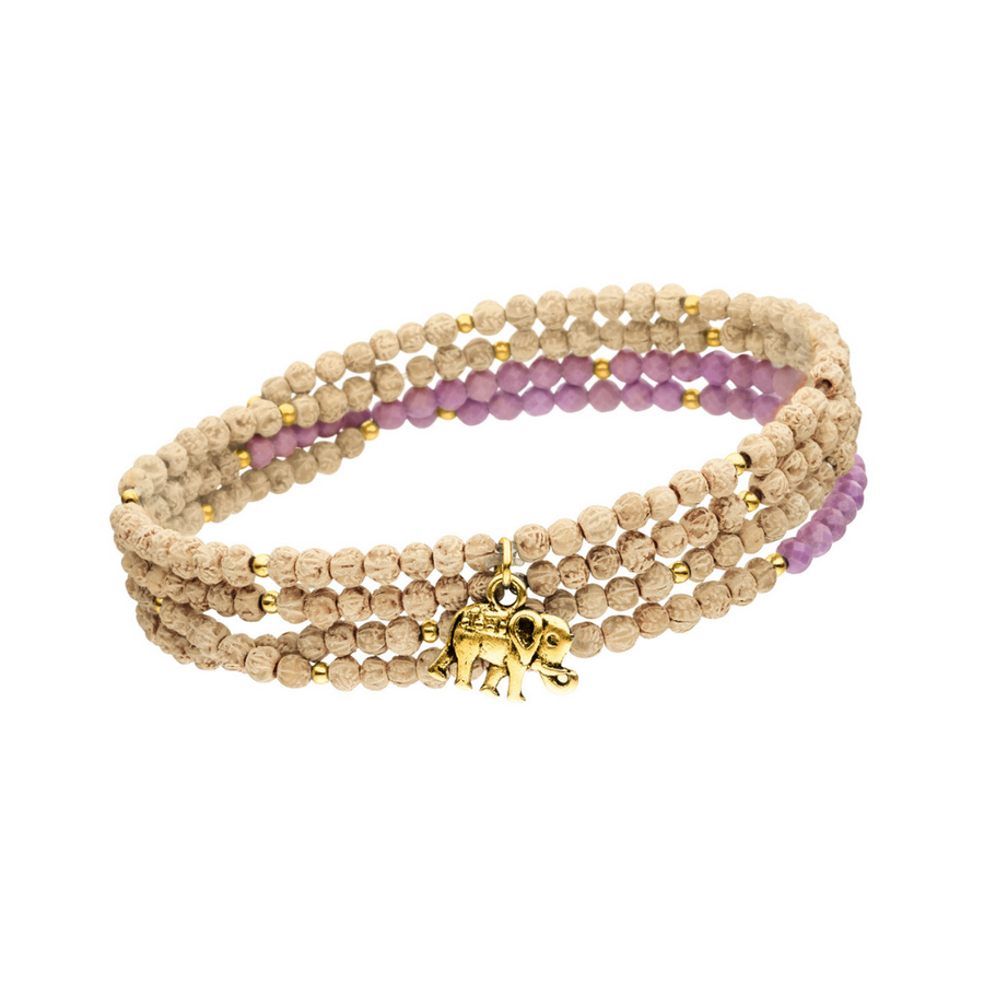 Rudrani Power-Wrap, Messing & Rhodonit