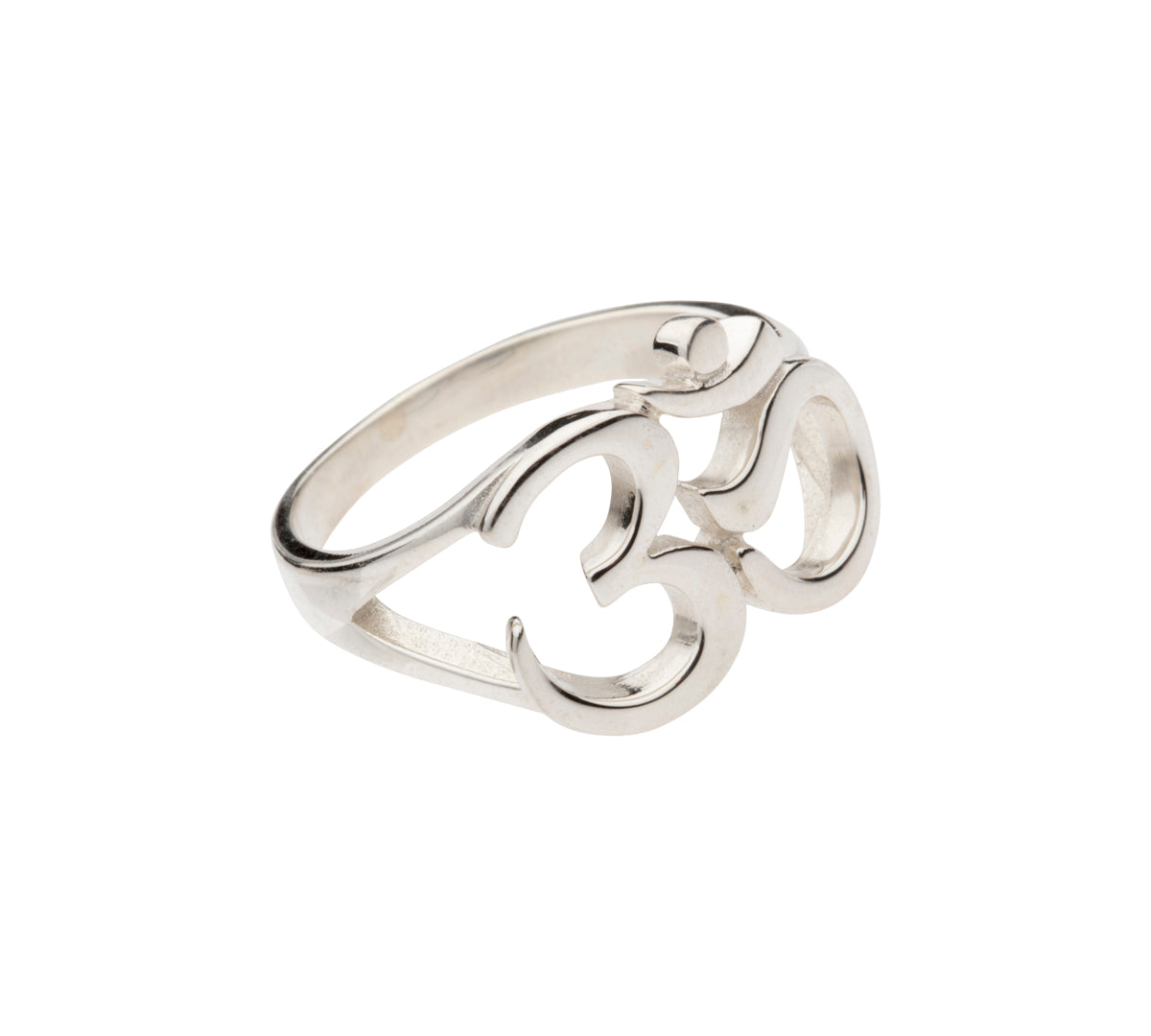 OM Ring aus Sterlingsilber.