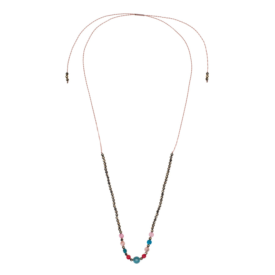 Pyrit Choker Kette längenverstellbar