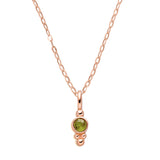 Geburtsstein Kette August Peridot