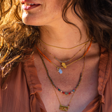 Pyrit Choker Kette längenverstellbar