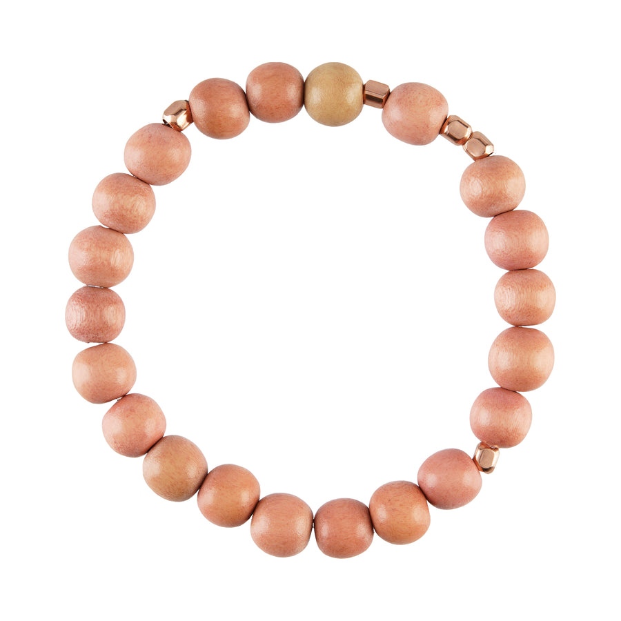 Hand Mala Set, Ganesha Rose Gold, Agate