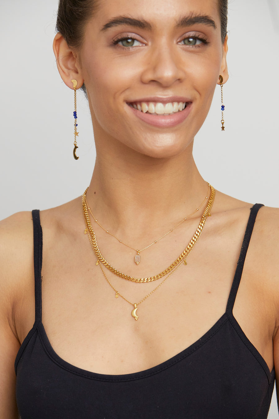 Magic Moon Glitter Chain, Gold
