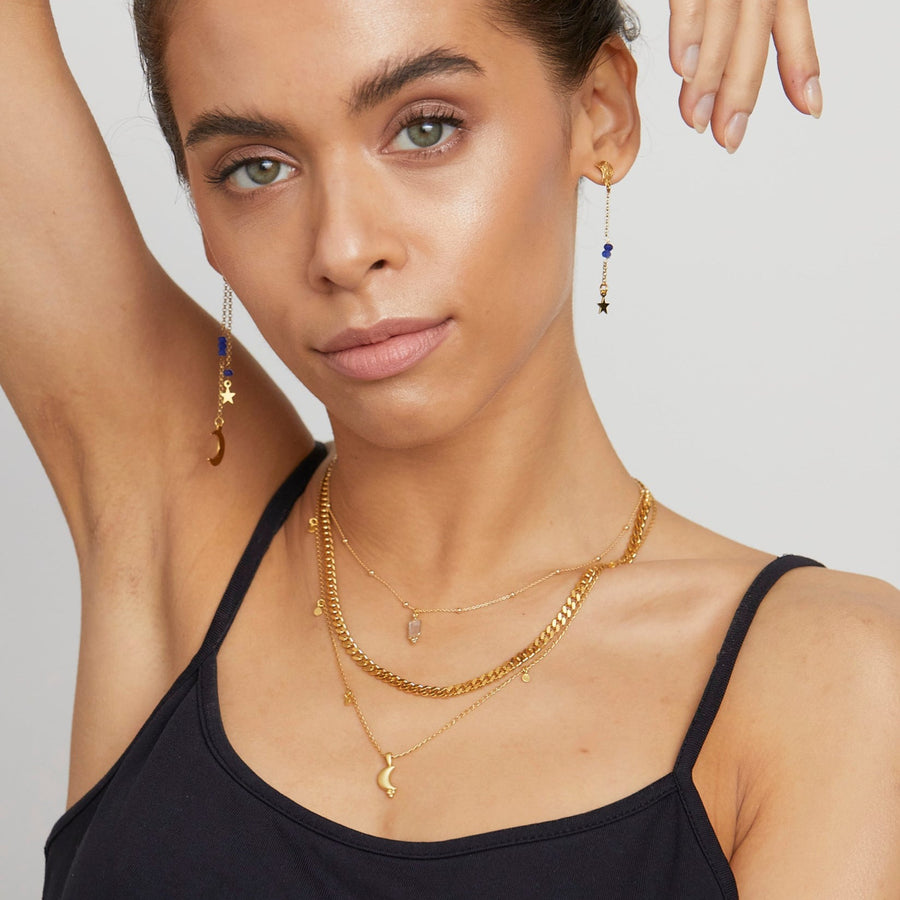 Magic Moon Glitter Chain, Gold