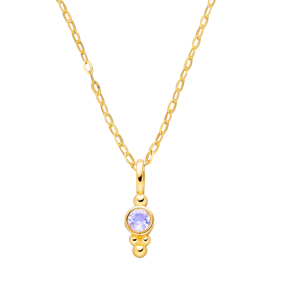 Juni Geboortesteen Hanger Ketting: Maansteen