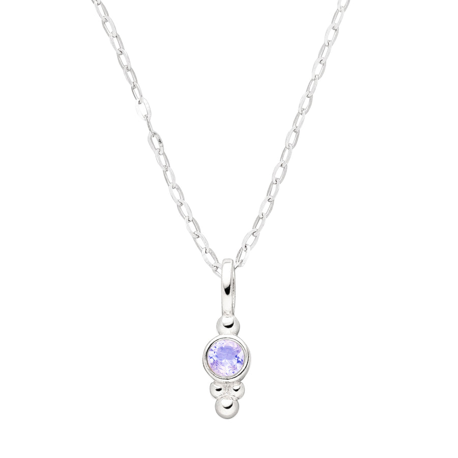 Juni Geboortesteen Hanger Ketting: Maansteen
