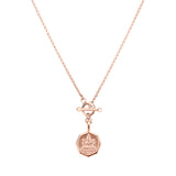 Love Chain Lakshmi with toggle clasp, rosé 