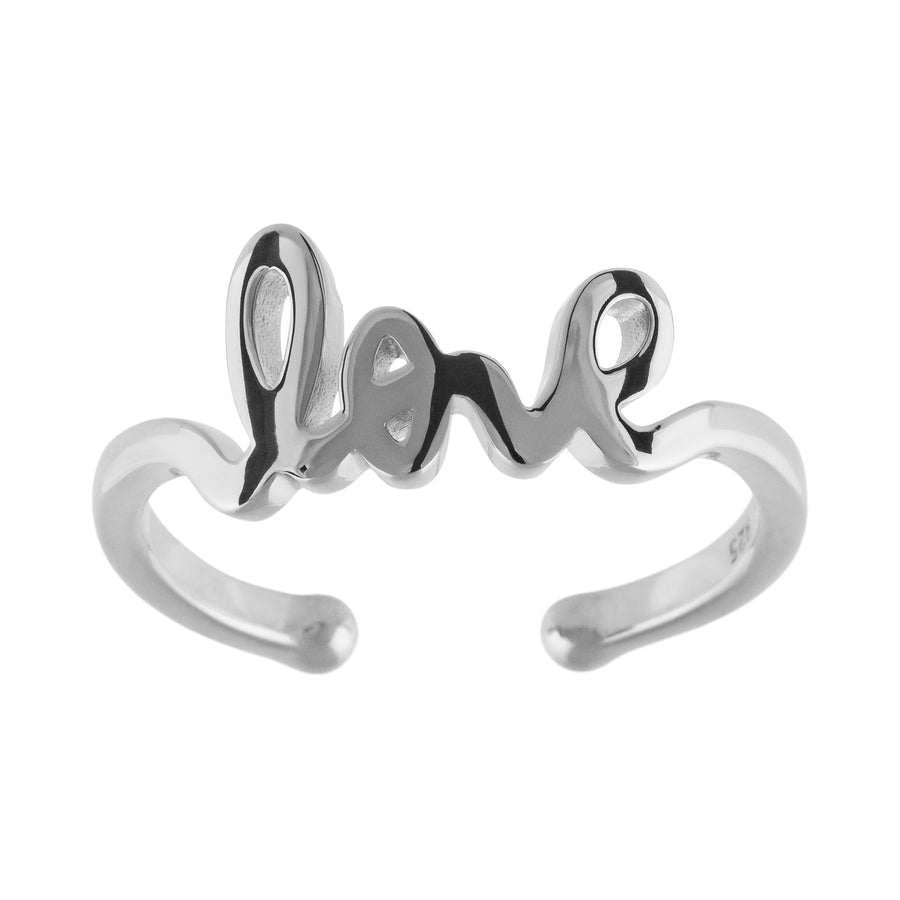 Pure liefdesring, zilver