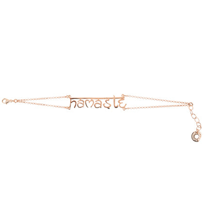 Namasté Armkette „Sanskrit", Roségold