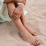 Arm/anklet Rising Sun, rosé