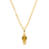 Birthstone necklace October tourmaline