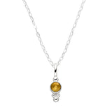 Birthstone necklace October tourmaline