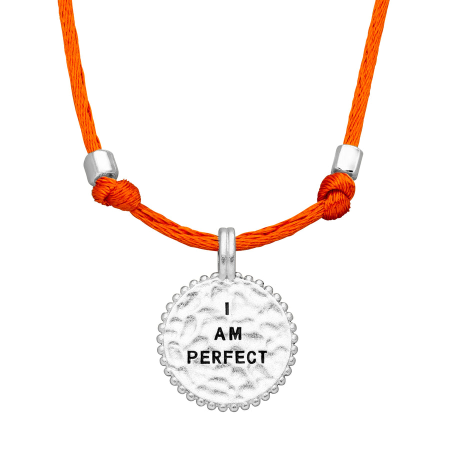 Verstellbare „I am perfect Kette", Safran