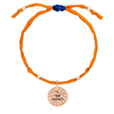 Seidenarmband „I am Perfect“ Safran