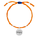 Seidenarmband „I am Perfect“ Safran