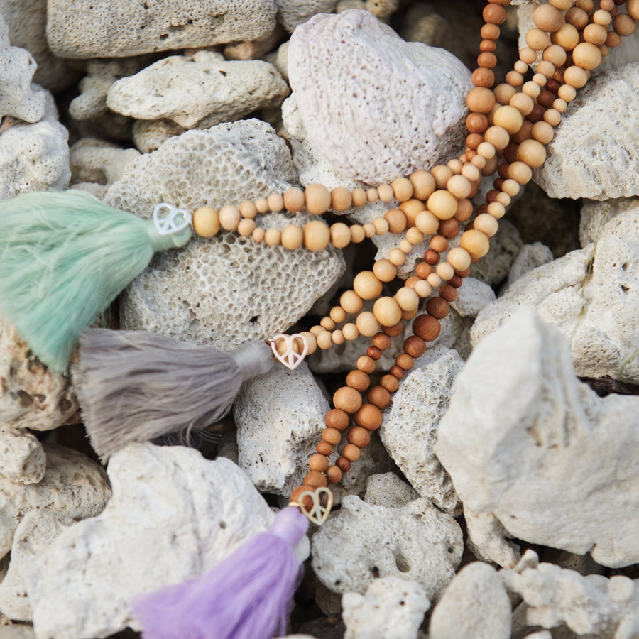 Kette „Peace in Paradise“, Rosé/Stone