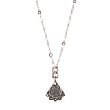 Love Chain with Rising Sun, silver 