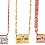 Addicted to hope protection necklace, rosé