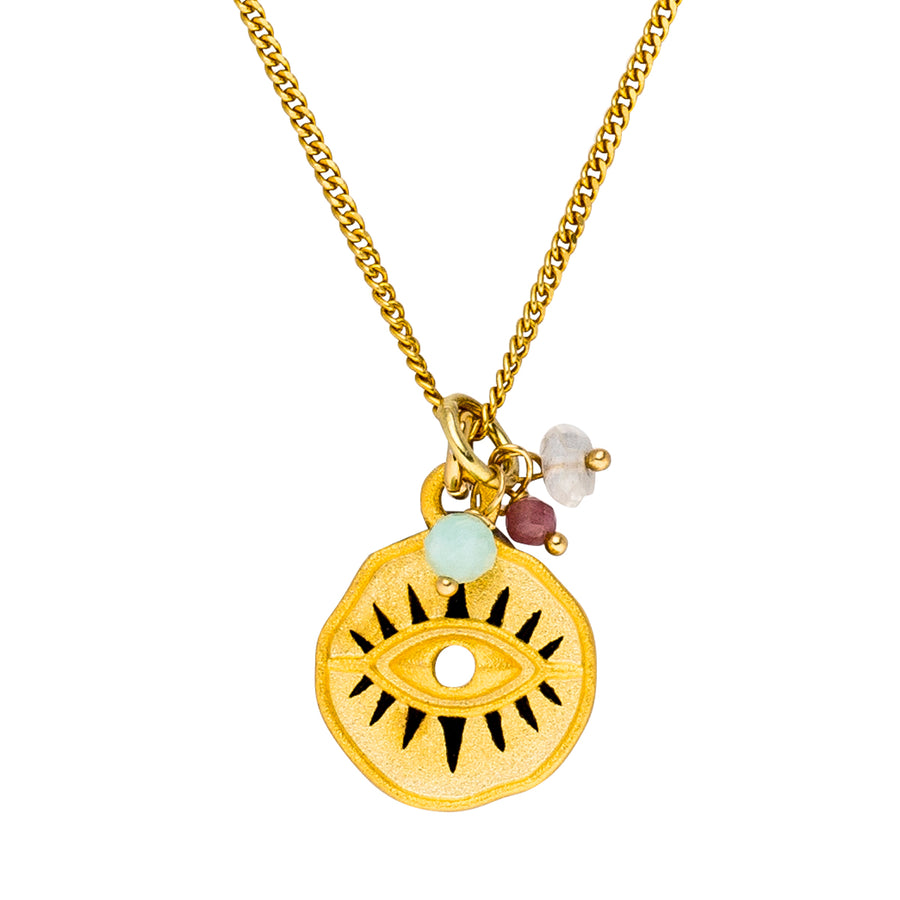 Beschermketting "Eye", goud