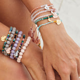 Hand mala “Clear your mind” rock crystal