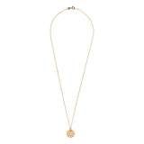 Love chain Wheel of Karma matt gold