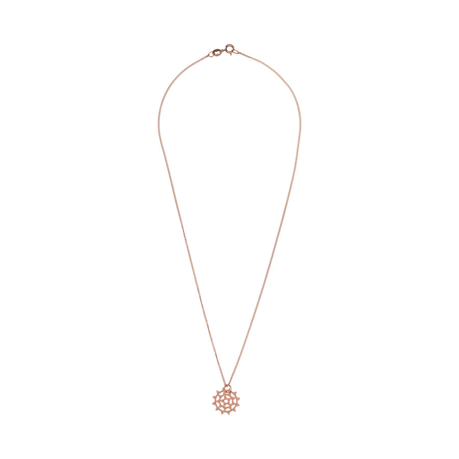 Love Chain Wheel of Karma, roségoud