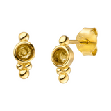 Birthstone earrings October tourmaline