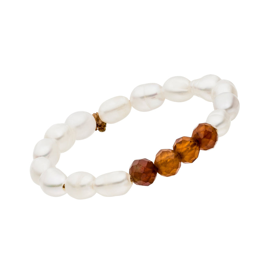 "Pearl" stretch ring, S/M