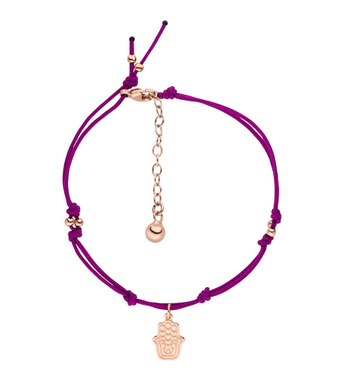 Make a wish Manifestations bracelet, hot purple