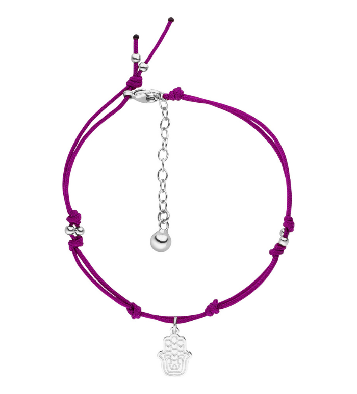 Make a wish Manifestations bracelet, hot purple